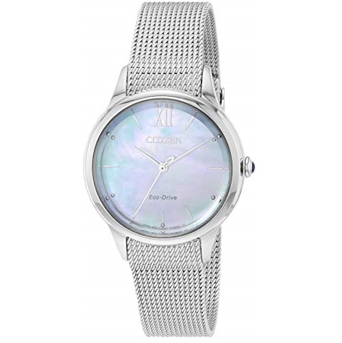 史低价！Citizen西铁城 EM0810-50N 光动能 女士正装手表，现仅售$116.74，免运费！