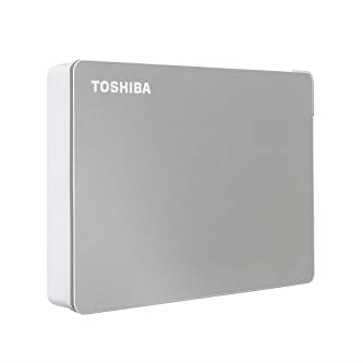 Toshiba Canvio Flex 4TB Portable External Hard Drive USB-C USB 3.0, Silver for PC, Mac, & Tablet - HDTX140XSCCA, List Price is $109.99, Now Only $89.99