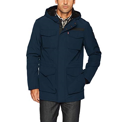 Levi's Men's Arctic Cloth Sherpa Lined Field Parka Jacket, Only $71.99, You Save $18.00 (20%)