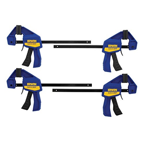 IRWIN QUICK-GRIP Clamps, One-Handed, Mini Bar, 6-Inch, 4-Pack (1964758), Only $19.99