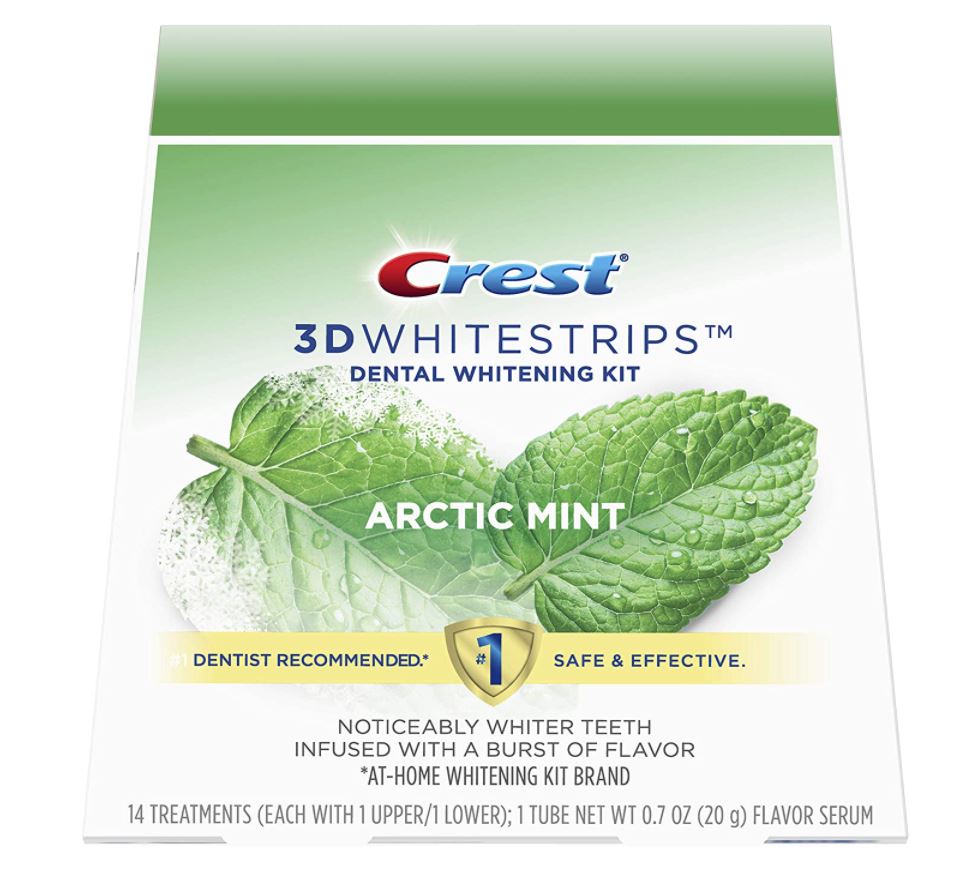 Crest 3D Whitestrips Arctic Mint, Teeth Whitening Kit, 28 Individual Strips (14 Treatments) + 1 Tube of Flavor Serum, Only $20.99