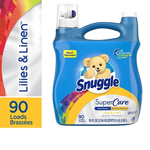 Snuggle SuperCare Liquid Fabric Softener, Lilies and Linen, 95 Ounce, 90 Loads, Only $5.52