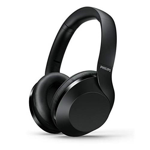 Philips Performance PH802 Wireless Bluetooth Over-Ear Headphones Noise Isolation Stereo with Hi-Res Audio, up to 30 Hours Playtime with Rapid Charge (TAPH802BK), Only $53.27
