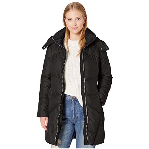 Cole Haan womens Hooded Essential Down Coat, Only $69.99