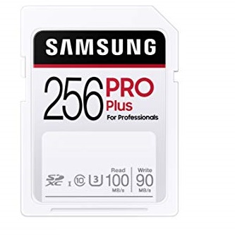 SAMSUNG PRO Plus SDXC Full Size SD Card 256GB (MB SD256H), MB-SD256H/AM, Only $25.99, You Save $24.00 (48%)
