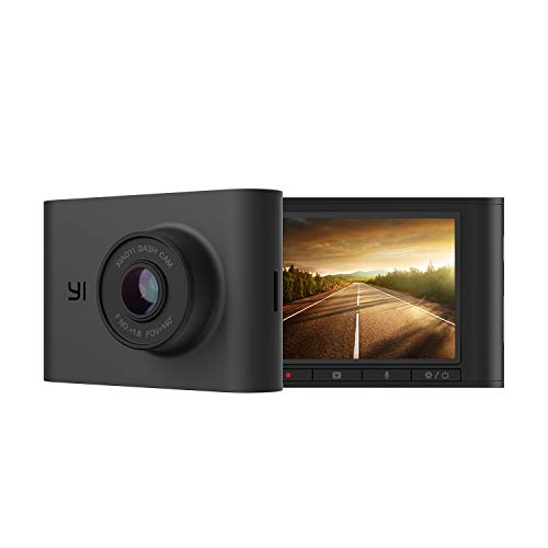 YI Nightscape Dash Cam, 1080p Smart Wi-Fi Car Camera with Heat-Resistant Supercapacitor, Superb Night Vision, Sony Sensor, 140° FOV, 2.4”Screen, Phone App - Black, Only $29.73