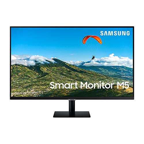 SAMSUNG 27-inch M5 Smart Monitor with Mobile Connectivity, FHD, Remote Access, Office 365 (LS27AM500NNXZA), Black, Only $199.99