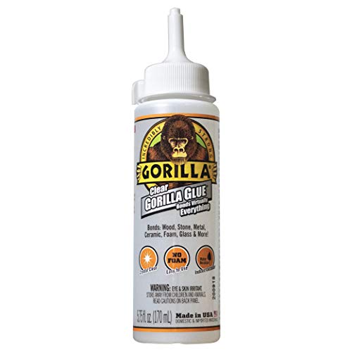 Gorilla Clear Glue, 5.75 ounce Bottle, Clear (Pack of 1),4572502, Only $9.94
