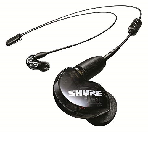 Shure SE215 BT2 Wireless Sound Isolating Earbuds, Premium Audio with Deep Bass, Single Driver, Bluetooth 5, Secure In-Ear Fit - Black, Only $59.00, You Save $90.00 (60%)