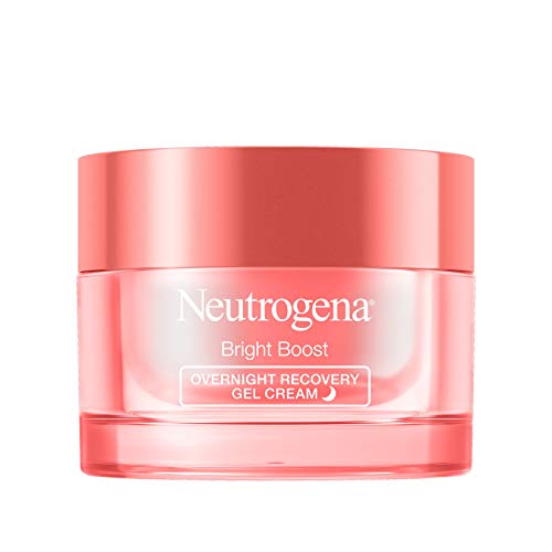 Neutrogena Bright Boost Overnight Recovery Gel Cream with Neoglucosamine, Brightening Nighttime Moisturizer, Oil-Free & Non-Comedogenic, 1.7 oz, Only $11.64