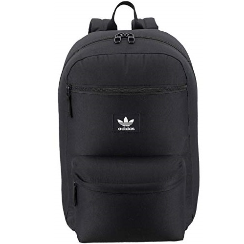 adidas Originals Unisex National Backpack, Black, ONE SIZE, Only $25.00, You Save $25.00 (50%)