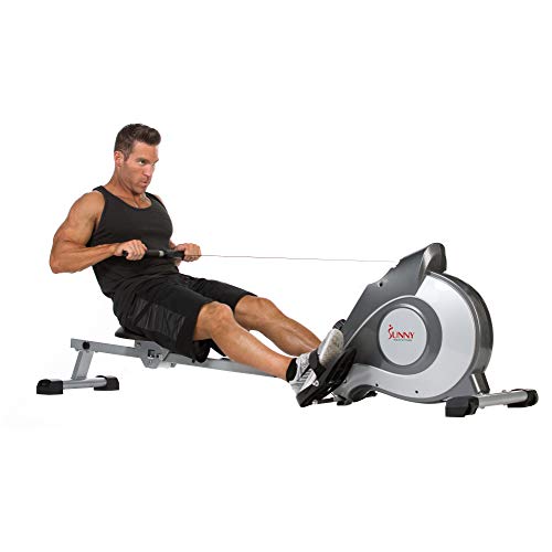 Sunny Health & Fitness Magnetic Rowing Machine Rower with LCD Monitor, Only $229.08, You Save $169.92 (43%)