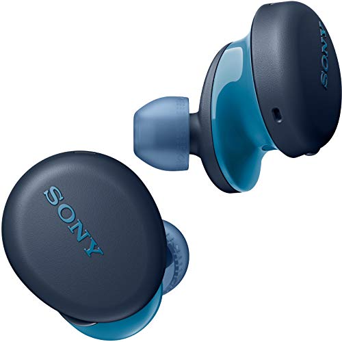Sony WF-XB700 EXTRA BASS True Wireless Earbuds Headset/Headphones with Mic for Phone Call Bluetooth Technology, Blue, Only $62.99
