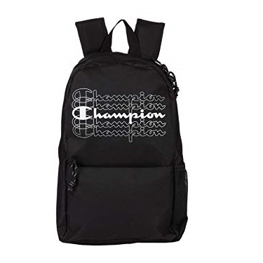 Champion unisex adult Velocity Backpack, Black, One Size US, Only $19.99, You Save $20.01 (50%)
