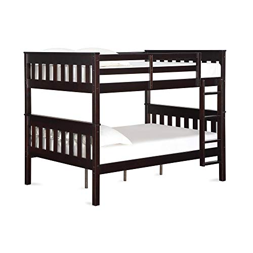 Dorel Living Moon Full Over Full Bunk Bed with USB Port, Espresso, Only $395.71, You Save $58.27 (13%)