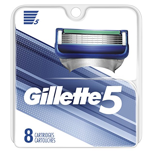 Gillette 吉列 鋒隱5 剃鬚刀替換刀頭 8個裝，原價$15.99，現僅售$10.20，免運費！