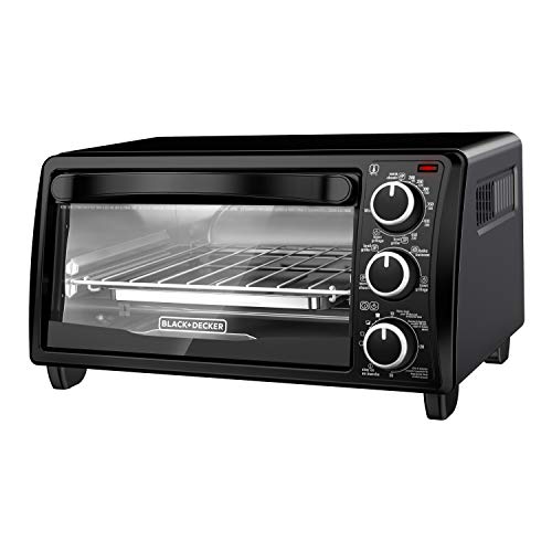 Black+Decker TO1313B Toaster Oven, 4-Slice, Only $27.99