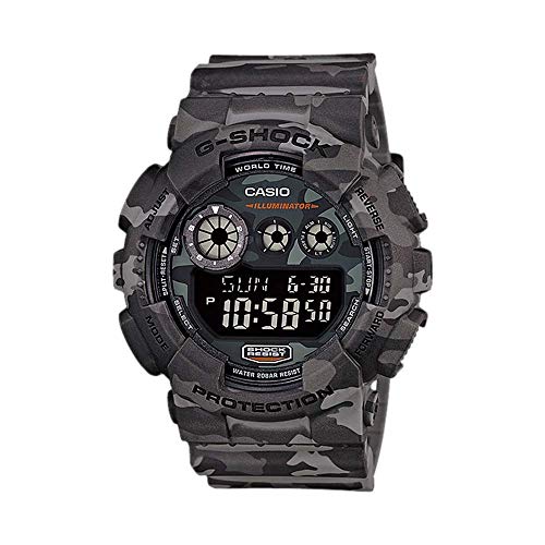 Casio卡西欧 G-Shock 男士 GD-120CM-8CR 迷彩防水手表，原价$130.00，现仅售$74.99，免运费！