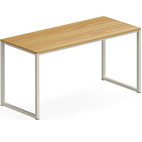 SHW Home Office 48-Inch Computer Desk, White/Oak, Only $50.47, You Save $69.52 (58%)