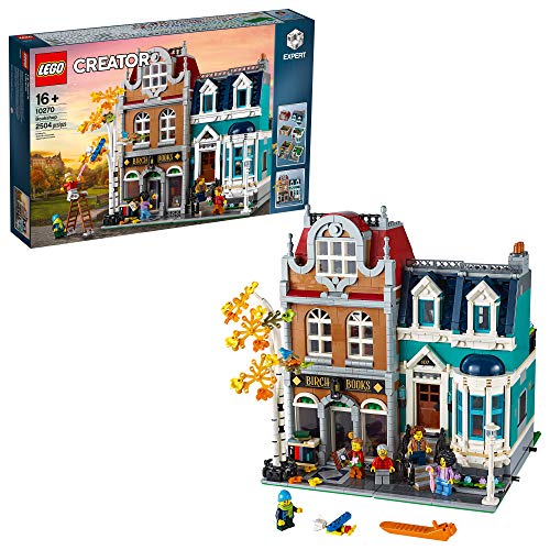 LEGO Creator Expert Bookshop 10270 Modular Building Kit, Big LEGO Set and Collectors Toy for Adults, New 2020 (2,504 Pieces), Only $179.95