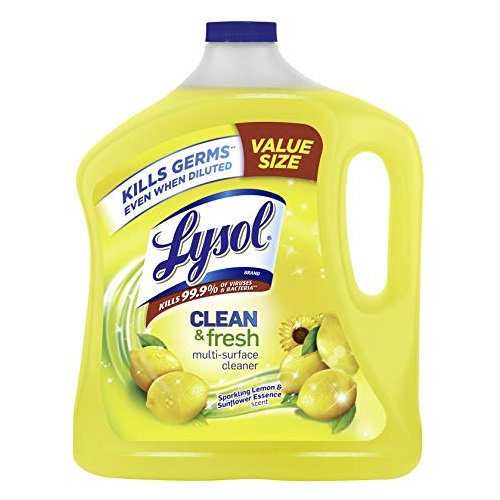Lysol Clean & Fresh Multi-Surface Cleaner, Lemon & Sunflower, 90 oz, Only $5.87