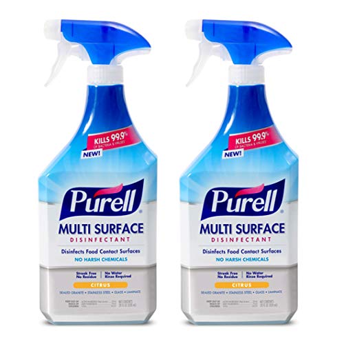 PURELL Multi Surface Disinfectant Spray, Citrus Fragrance, 28 fl oz Trigger Spray Bottle (Pack of 2) - 2844-02-ECCAL, Only $14.41