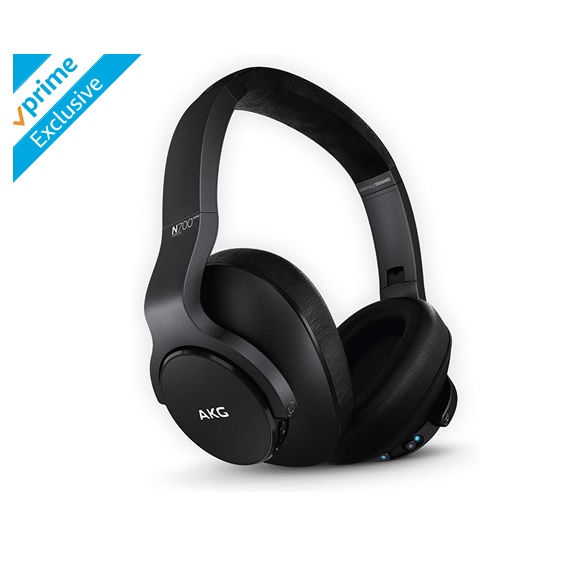 AKG (A Samsung Brand) N700NCM2, Active Noise Cancelling, Over-Ear Foldable Wireless Headphones (NEW) - Black, only $94.99