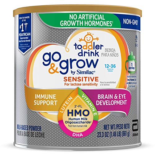 Similac Go & Grow Sensitive Go & Grow by Similac Sensitive Non-GMO with 2'-fl Hmo Toddler Drink, 6 Count, Only $89.88