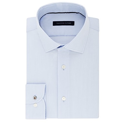Tommy Hilfiger Men's Dress Shirt Slim Fit Stretch Solid, Only $13.07, You Save