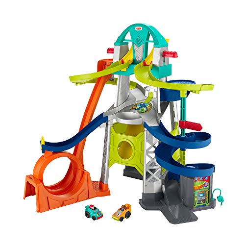 Fisher-Price Little People Launch and Loop Raceway, Vehicle Playset for Toddlers and Preschool Kids, Only $31.99