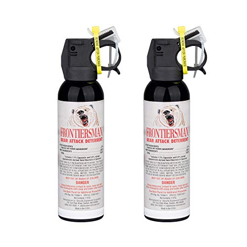 SABRE Frontiersman Bear Spray 7.9 oz (Holster Options & Multi-Pack Options) Maximum Strength & Larger Protective Barrier!, Only $48.60
