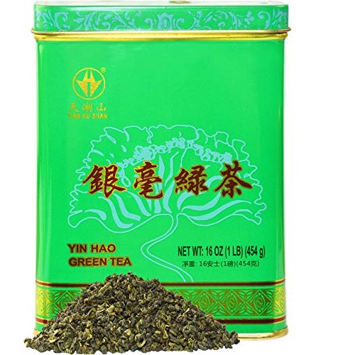 TIAN HU SHAN Premium Green Tea Loose Leaf 16 Ounce (454g), Only $14.24