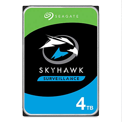 Seagate Skyhawk 4TB Surveillance Internal Hard Drive HDD – 3.5 Inch SATA 6GB/s 64MB Cache for DVR NVR Security Camera System with Drive Health Management  (ST4000VX007), Only $86.99