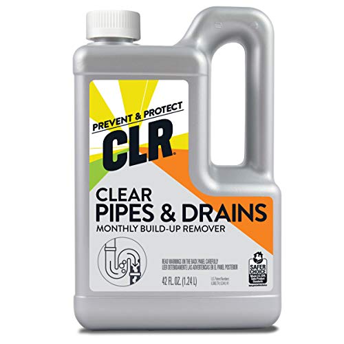 CLR Clear Pipes & Drains, Monthly Build Up Remover, 42 Ounce Bottle (Packaging May Vary), Only $9.99