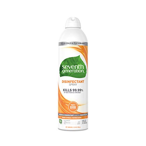 Seventh Generation, Disinfectant Cleaner, Clear, Fresh Citrus & Thyme, 13.9 Ounce, Only $4.92