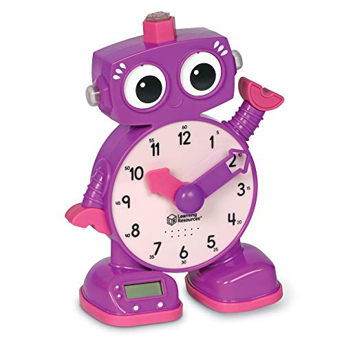 Learning Resources Tock The Learning Clock, Amazon Exclusive, Educational Talking Clock, Ages 3+, Purple (LSP2385AMZ), Only $9.92