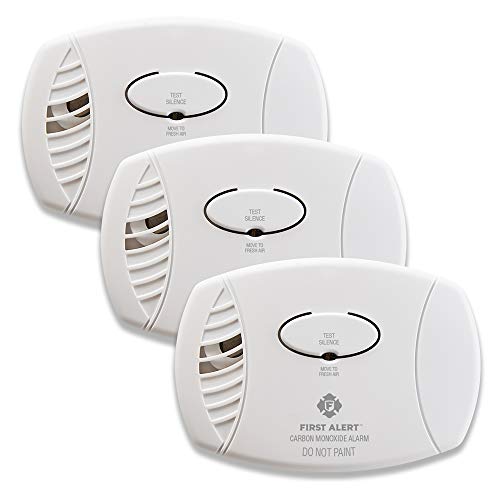 FIRST ALERT Plug-In Carbon Monoxide Detector with Battery Backup, 3-Pack, CO605, Only $31.40