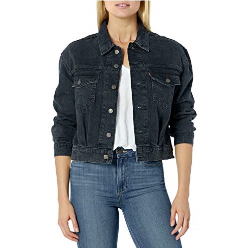 Levi's Women's Oversized Utility Trucker Jackets Only $33.71, You Save $36.28 (52%)