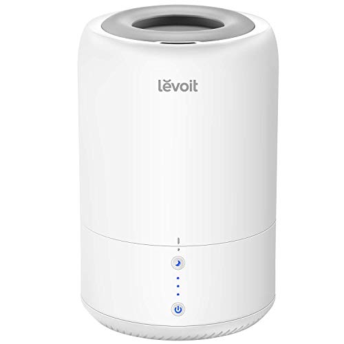 LEVOIT Humidifiers for Bedroom, Cool Mist Humidifier for Babies, Top Fill Ultrasonic Air Humidifier, Essential Oil Diffuser with Smart Sleep Mode, Whisper Quiet Operation, Auto Shut Off   Only $33.23