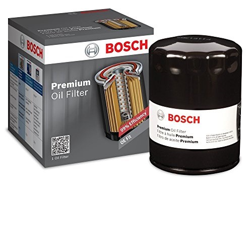 Bosch 3312 Premium FILTECH Oil Filter for Select Acura MDX, RL, TL, Buick, Dodge, Honda Accord, Civic, CR-V, Pilot, Hyundai Santa Fe, Isuzu, Kia, Mitsubishi, Subaru + More, Only $3.81