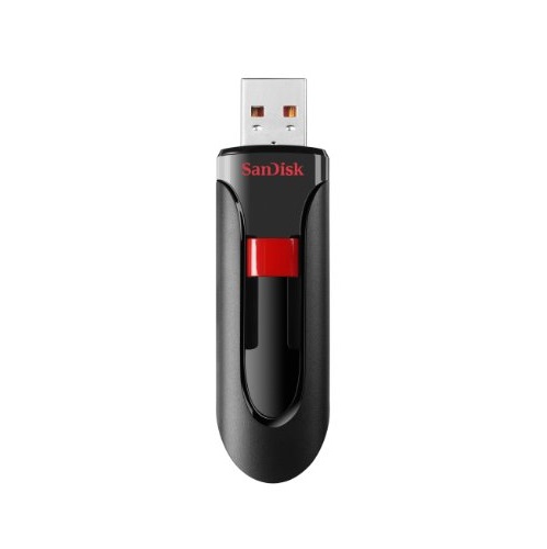 SanDisk 256GB Cruzer Glide USB 2.0 Flash Drive - SDCZ60-256G-B35, Black/red, Only $24.49