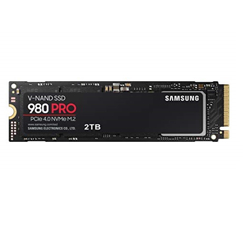 SAMSUNG 980 PRO 2TB PCIe NVMe Gen4 Internal Gaming SSD M.2 (MZ-V8P2T0B/AM), Only  $102.99