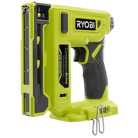 RYOBI  18-Volt ONE+ Cordless Compression Drive 3/8 in. Crown Stapler (Tool Only), only $49.88