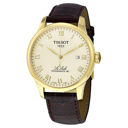 Jomashop：TISSOT 天梭 力洛克系列 T006.407.36.263.00 男款機械腕錶，原價$685.00，現使用折扣碼后僅售$429.99，免運費！