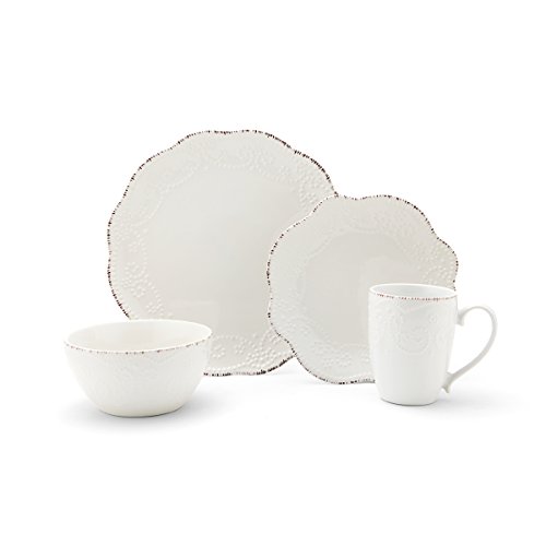 Pfaltzgraff Everly 16-Piece Stoneware Dinnerware Set, Service for 4, Only $39.99, You Save $30.00 (43%)