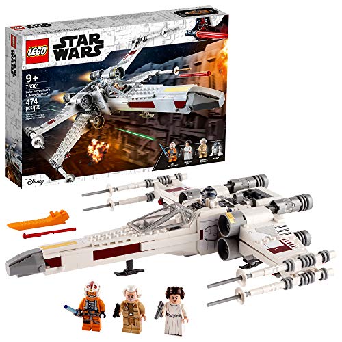 LEGO Star Wars Luke Skywalker’s X-Wing Fighter 75301 Awesome Toy Building Kit for Kids, New 2021 (474 Pieces), Only $39.99