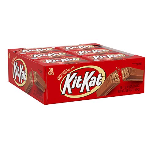 Kit Kat Candy Bar, Crisp Wafers in Milk Chocolate, 1.5-Ounce Bars (Pack of 36)  $24.73 free shipping with S&S