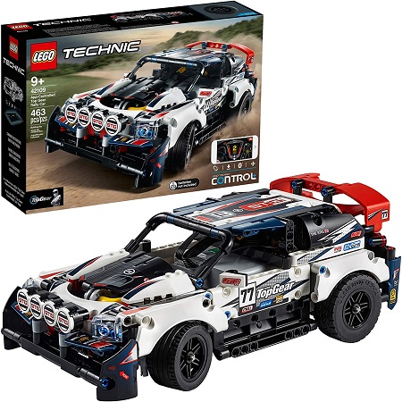 LEGO Technic App-Controlled Top Gear Rally Car 42109 Racing Toy Building Kit, New 2020 (463 Pieces), only $104.00