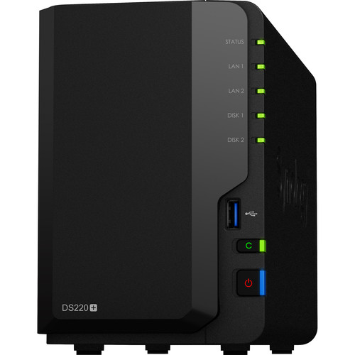 Synology 2 Bay NAS DiskStation DS220+ (Diskless), only $239.99