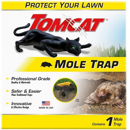 Tomcat 0363210 Mole Trap Innovative and Effective Design, 1 Pack, Brown, only $10.99